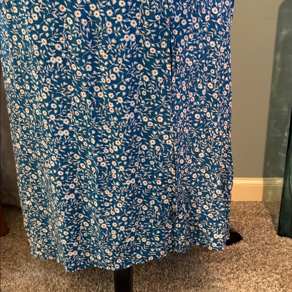 Princess Polly Georgia Print Floral Open Back Midi Dress - Picture 6 of 14